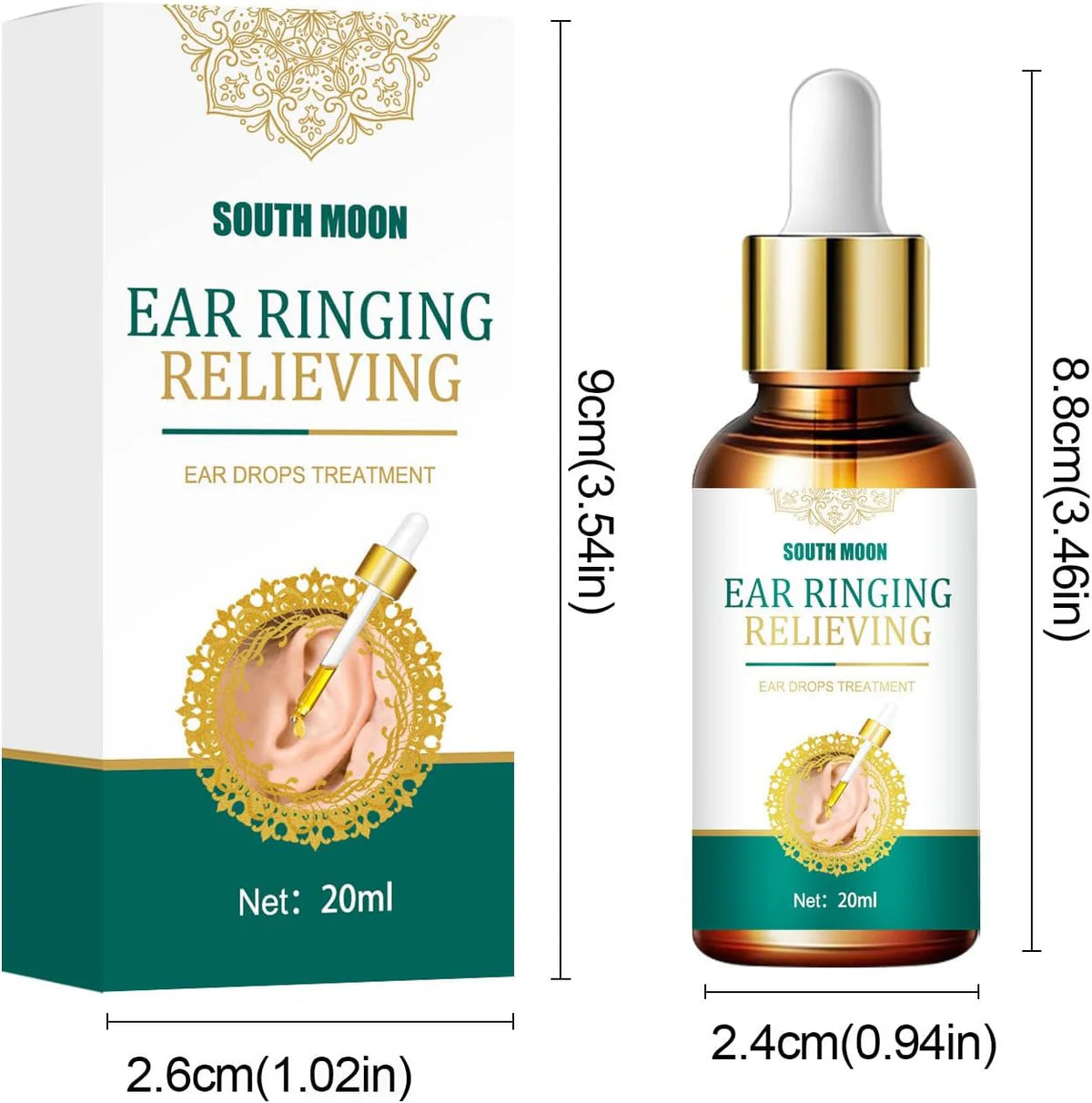 Ear Ringing Relieving Drops Pack of 2