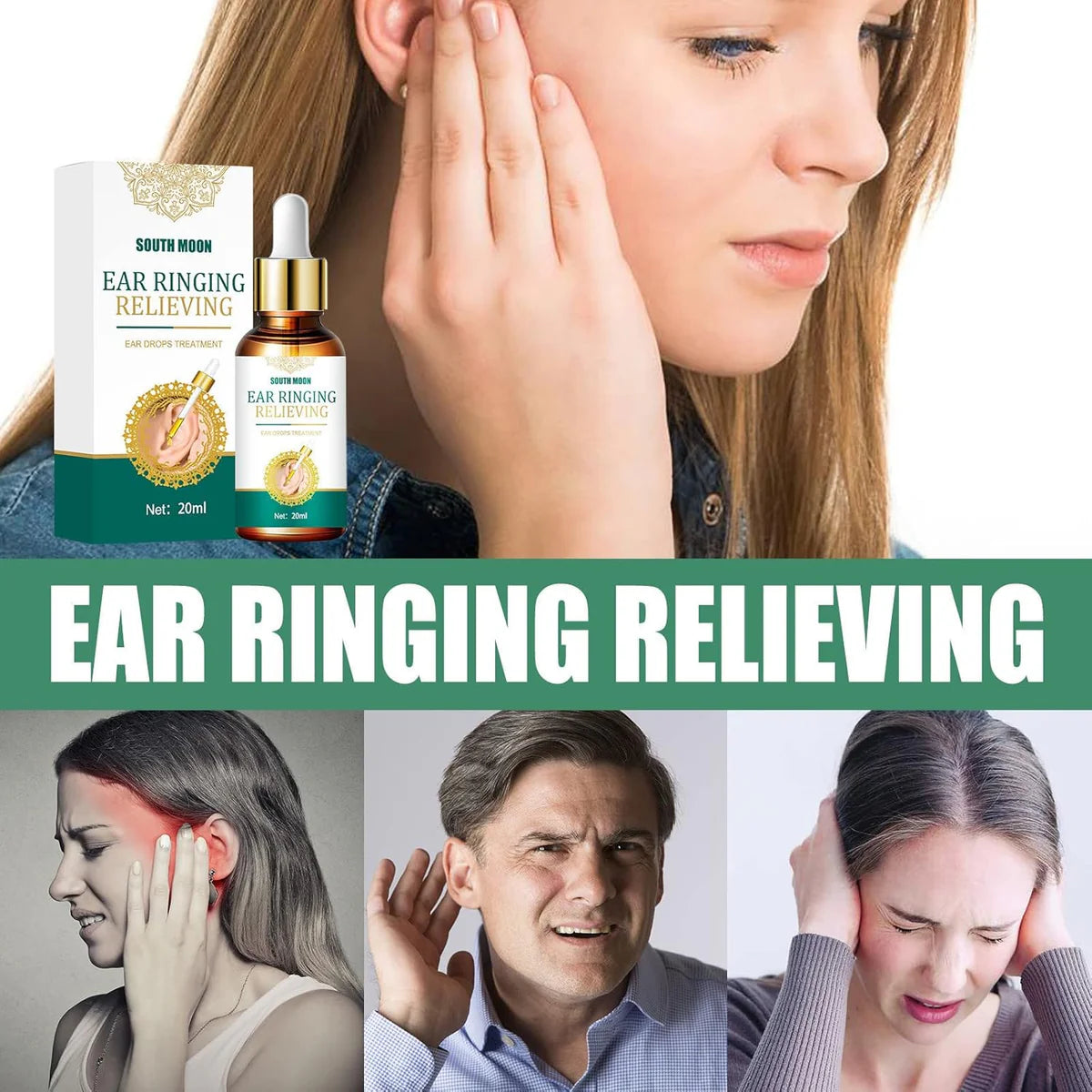 Ear Ringing Relieving Drops Pack of 2